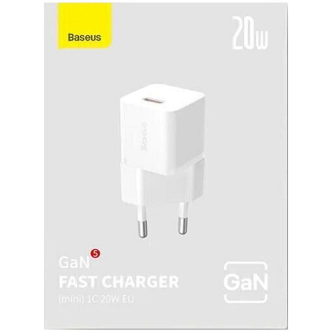 СЗУ Baseus GaN5 Fast Charger (mini) PD20W (1USB-C) (CCGN05010) Херсон - изображение 5