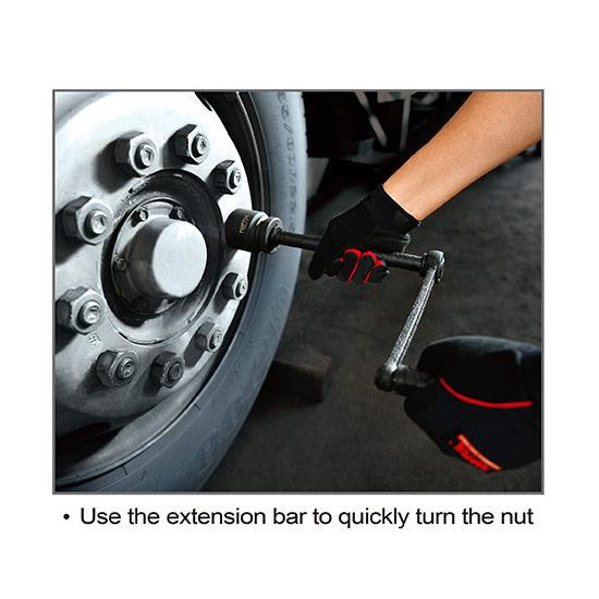 Ключ колесный редукторный 1", Мах 4700Nm, 1:64 (головки 32 и 33мм) TOPTUL GAAI0502 Харків - зображення 3