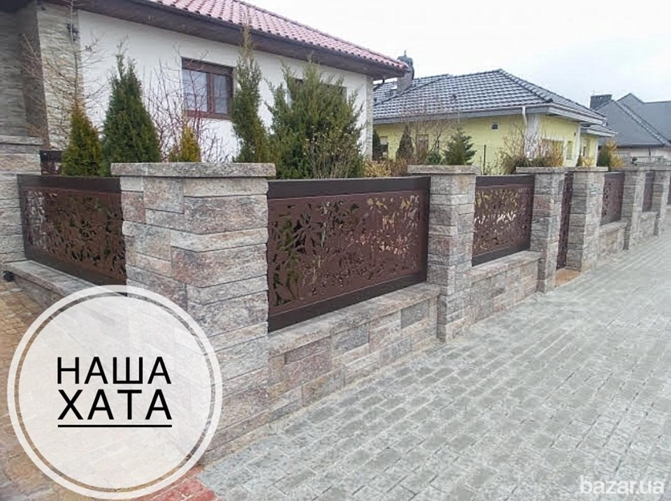 Ворота з декоративною вставкою Рахів Рахов - изображение 2