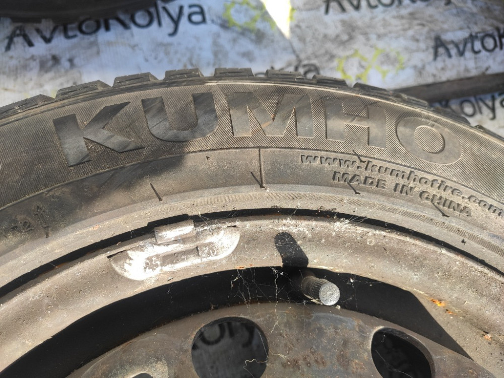 Диск с шиной 195/55 R15 Kumho Solus HA31 Skoda Fabia (6Q0601027M) Ковель - зображення 3