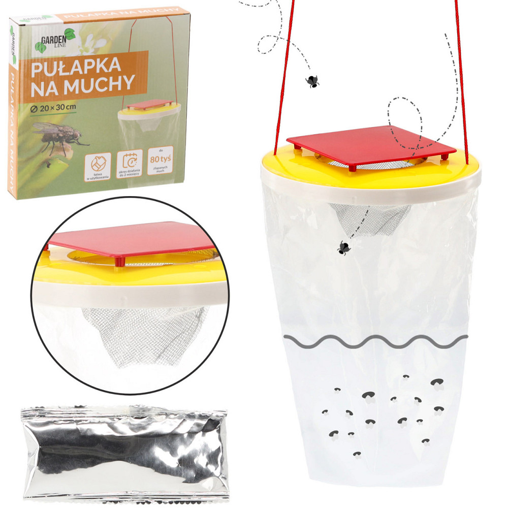 Ловушка мух Garden Line LAR6865 c приманкой Одеса - зображення 7