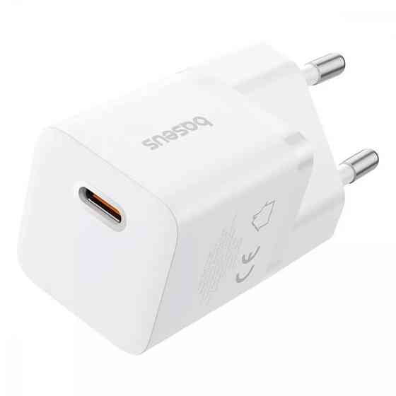 СЗУ Baseus GaN5 Fast Charger (mini) PD20W (1USB-C) + кабель Type-C to Type-C (P10110900113) Херсон