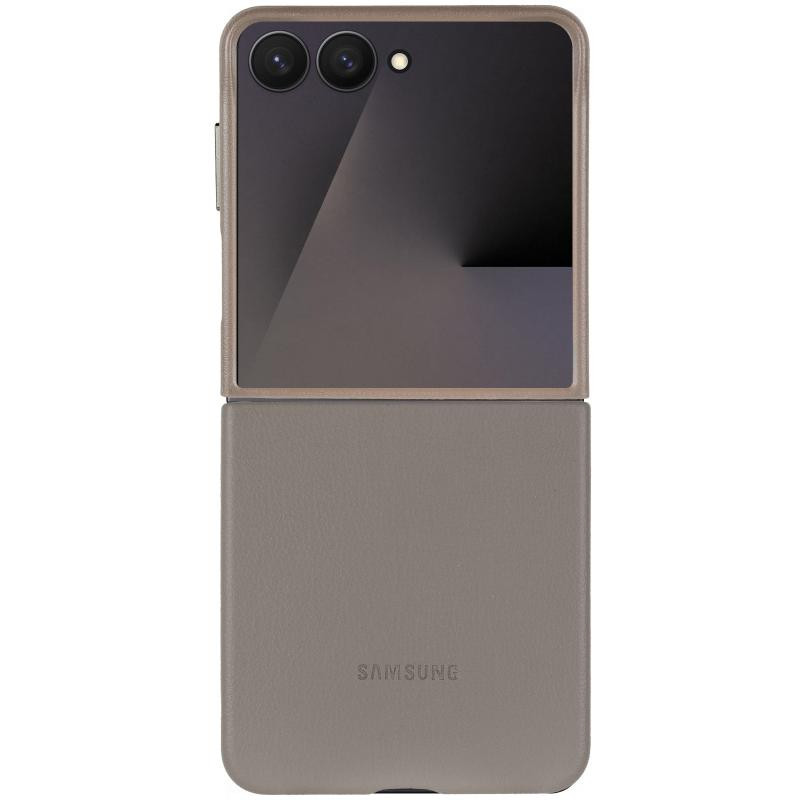 Кожаный чехол Leather Case (AAA) для Samsung Galaxy Z Flip6 Херсон - зображення 9