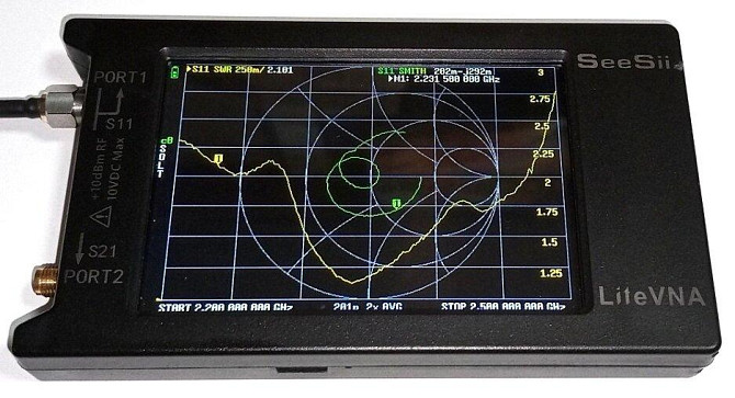Антенна 2230-2475MHz 12dBi/5490-6050MHz 3dBi, до 15W Yagi направленная FPV. SMA-female (10893) Дніпро - зображення 2