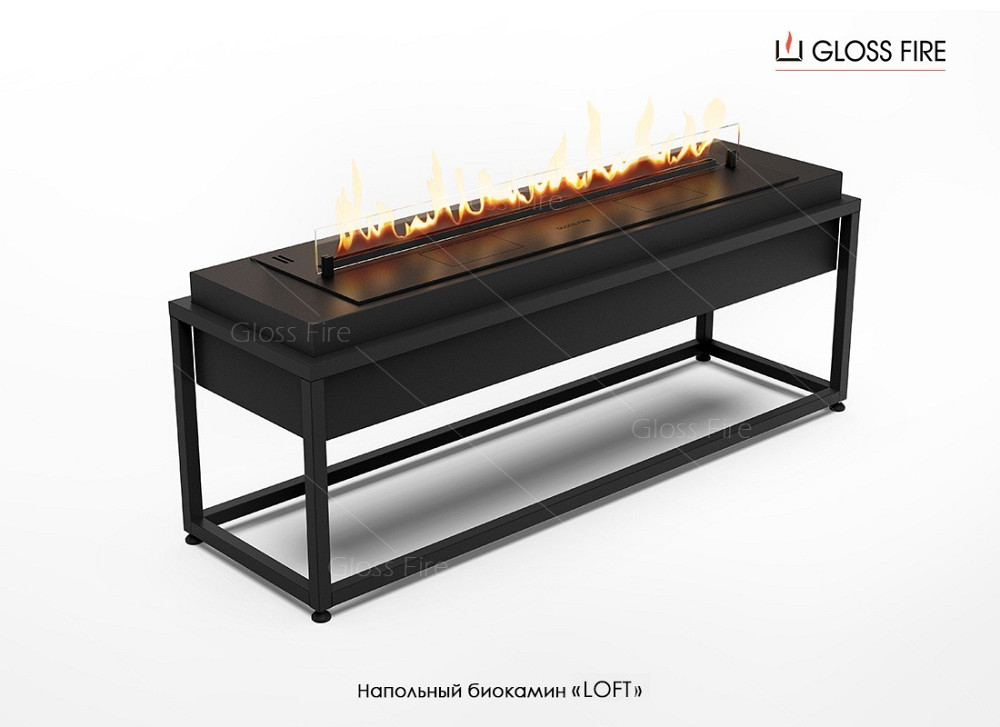 Підлоговий біокамін Loft 850 Gloss Fire Харьков - изображение 6