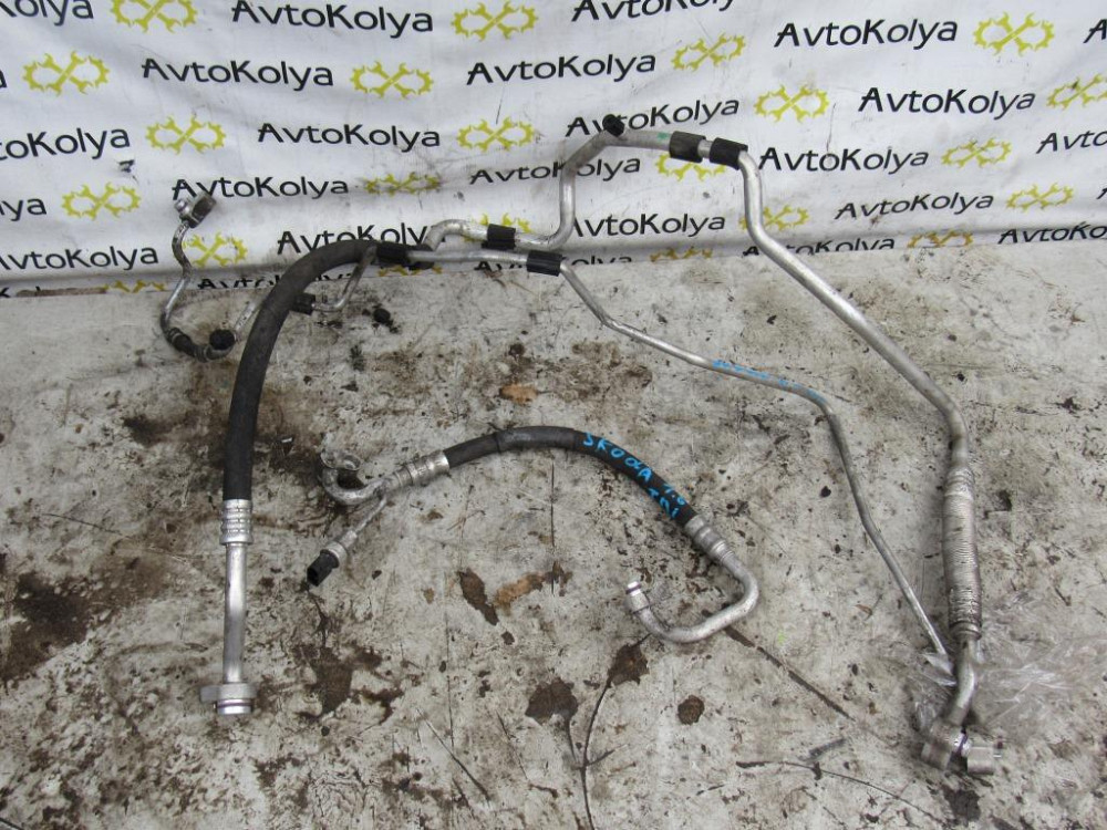 Трубка кондиционера Skoda Octavia A5 1.6 tdi 2009-2013 (Комплект) Ковель - изображение 1