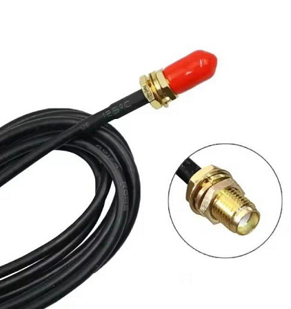 Антенна двухдиапазонная 136-174MHz/400-520MHz 3dBi, до 25W, RG174 3 м SMA-female, на магните, для ра Дніпро - зображення 6