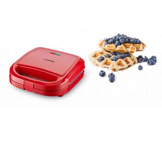 Вафельница Aurora 329AU 750 Вт красная Київ