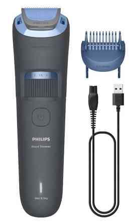 Триммер для усов и бороды Philips серии 3000 BT3617/15 серый Київ