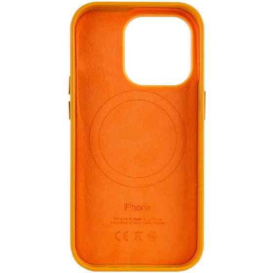 Кожаный чехол Leather Case (AA Plus) with Magnetic Fit для Apple iPhone 13 Pro Max (6.7") Херсон