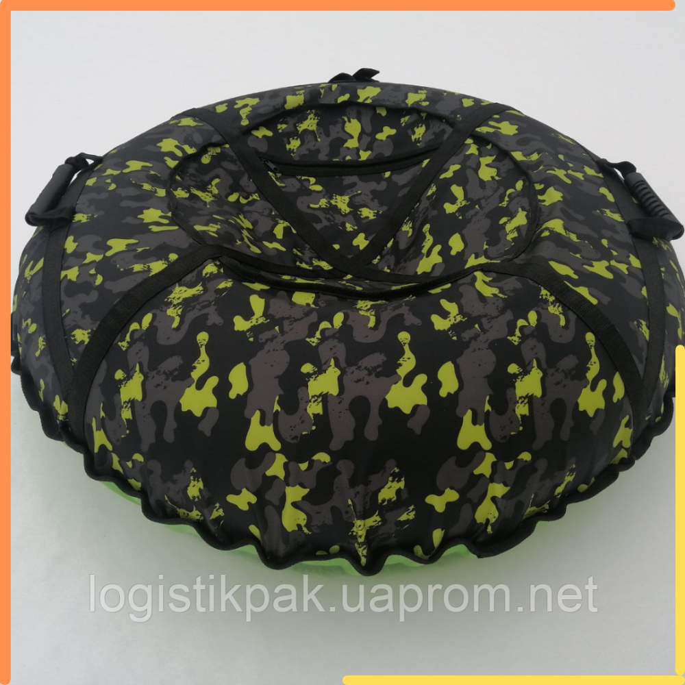 Тюбинг 1 м Ватрушка для снега защитного цвета (Оксфорд) Харків - зображення 10