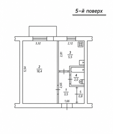 Продається 1 кімнатна квартира р-н 12 школа Рівне
