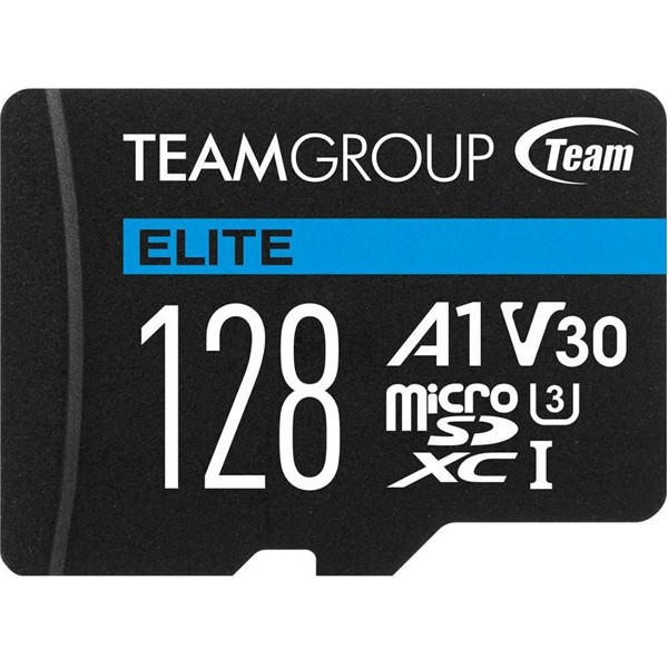 Карта пам'яті Team Elite microSDXC 128GB UHS-I/U3 Class 10 (TEAUSDX128GIV30A103) (Код товару:40981) Харків - зображення 1