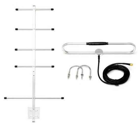 Антенна Yagi 360-480/840-910/1170-3650 МГц 11 дБ, до 25 Вт, RG 58U 3 метра SMA-male Днепр