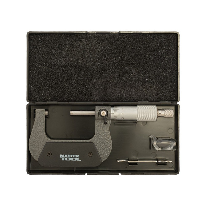 Микрометр MASTERTOOL 25-50 мм точность 0.01 мм 30-0622 Харьков - изображение 5