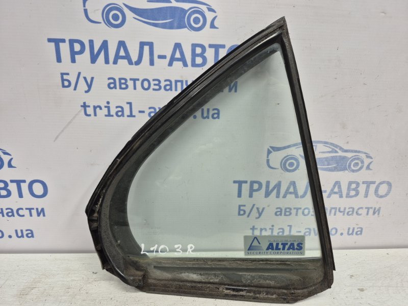 Стекло двери задней правой (форточка) Mitsubishi Lancer 10 1.5 БЕНЗИН 4A91 2007 (б/у) Київ - зображення 1