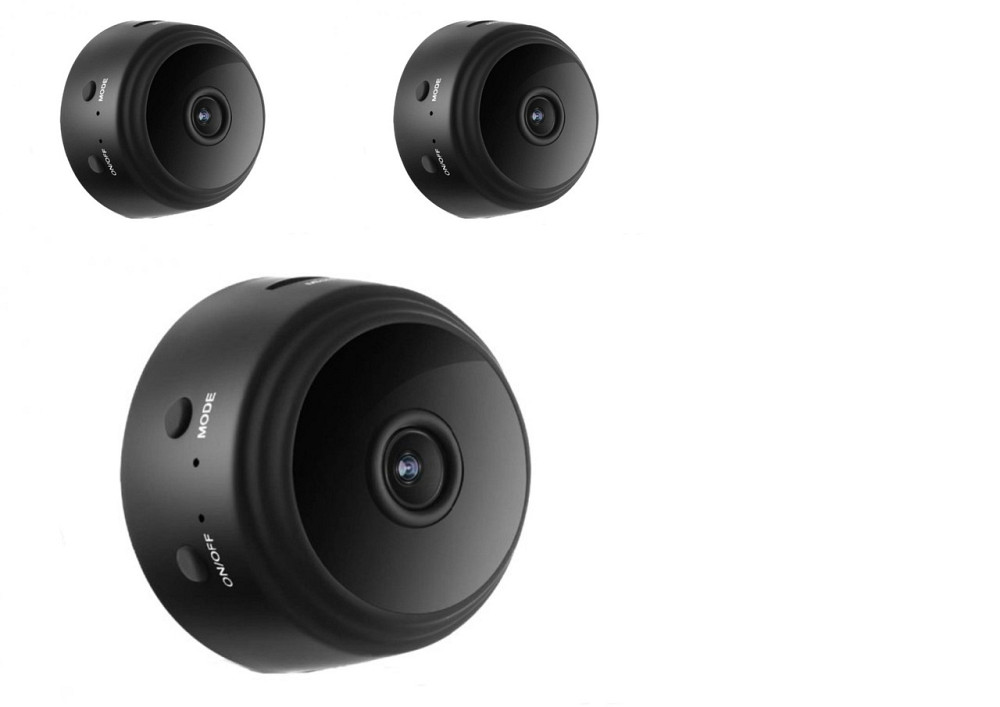 Мини Камера ip Видеонаблюдение Wi-Fi FullHD 1080 Action Camera A9 Беспроводная Комплект 3 штуки Київ - зображення 1