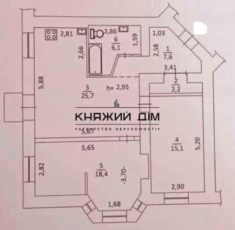 Оренда 3-х к. квартири Севастопільська Площа. № 11201154 Київ - зображення 11