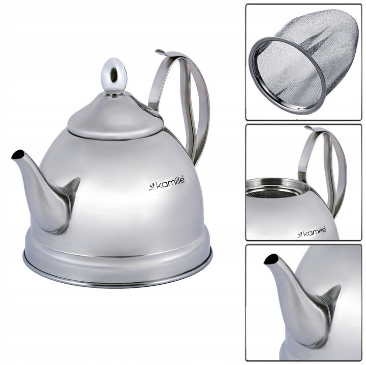 Чайник для завариваниия чая и трав Kamille 1л KM1095 Одеса - зображення 5