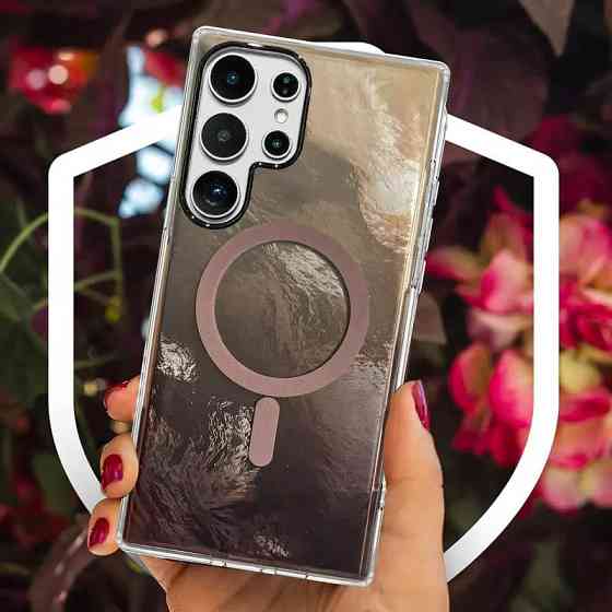Чехол TPU Shiny Mountain Magnetic Fit для Samsung Galaxy S25 Ultra Херсон