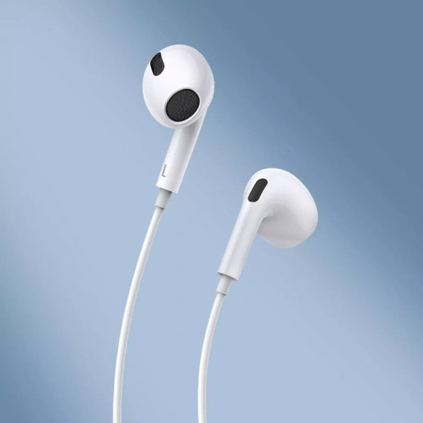 Навушники Baseus Encok Wired C17 Type-C White (NGCR010002) Харків - зображення 2