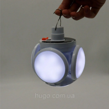 Універсальний кемпінговий ліхтар-лампа BL-2029, 14х12см / Акумуляторний ліхтар на сонячній батареї. Одесса - изображение 4