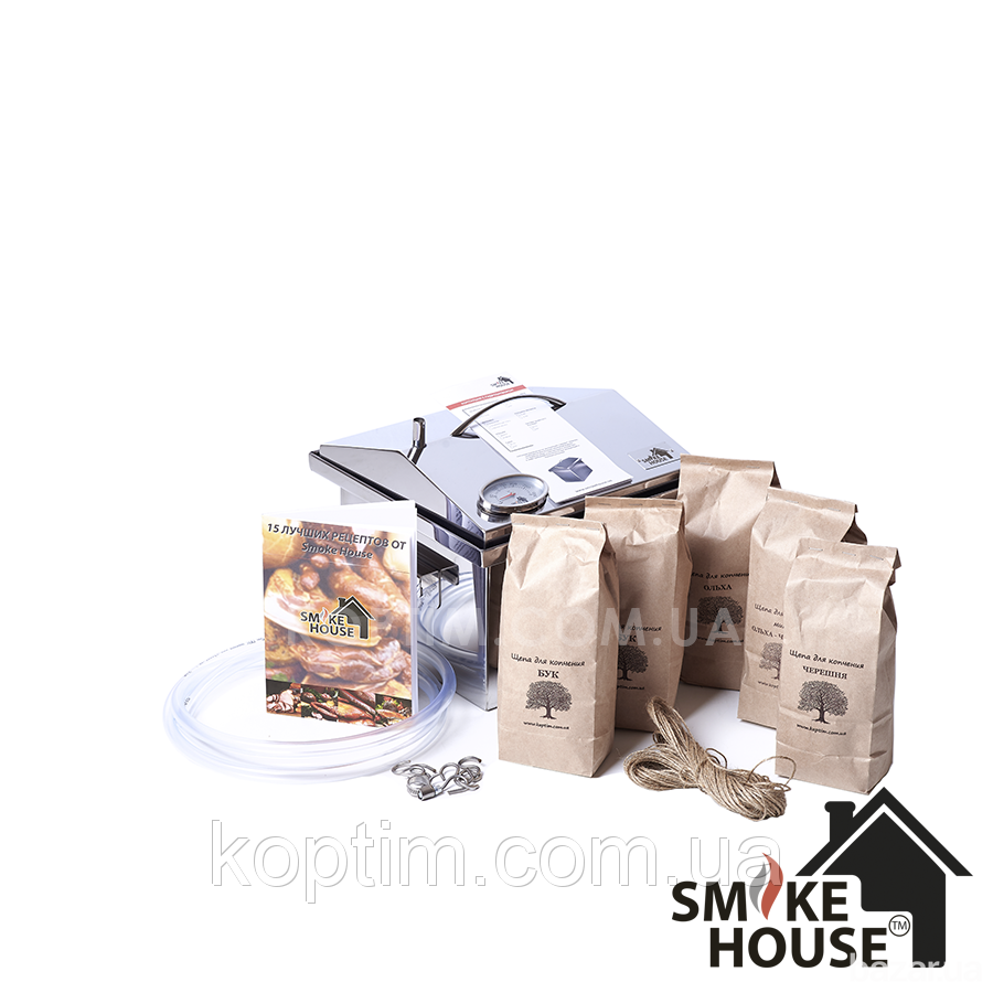 Коптильня гриль Smoke House S DeLuxe с термометром Харьков - изображение 7
