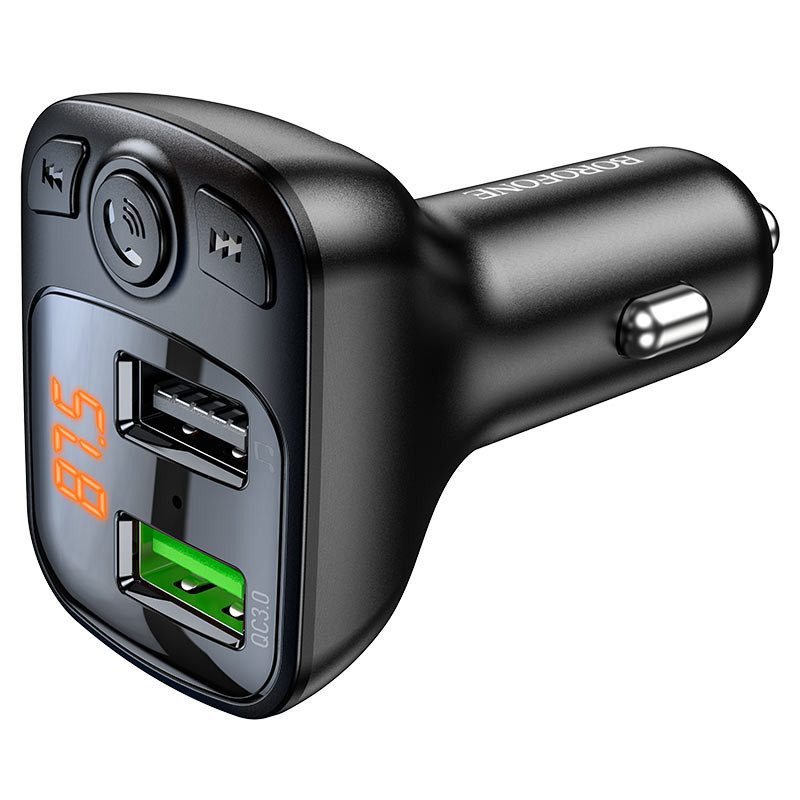 АЗУ FM модулятор Borofone BC41 Eminency QC3.0 (2USB-A) Херсон - изображение 4