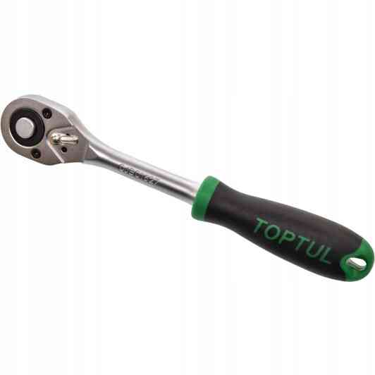 Трещотка для торцевых головок 1/2" 24 зубца (резиновая ручка) TOPTUL CJBC1627 Харків