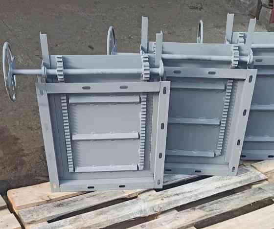 Реечные автоматические задвижки 400х400 ,  шиберная задвижка Київ