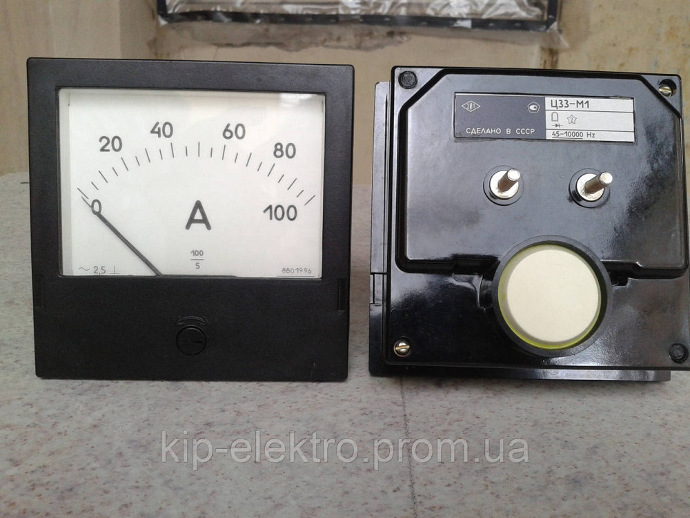 Амперметр щитовой Ц33, Ц33-М1, Ц330 (Ц-33, Ц 33, Ц-33-М1, Ц 33-М1, Ц-330, Ц 330, С33, С33-М1, С330) Київ - зображення 2