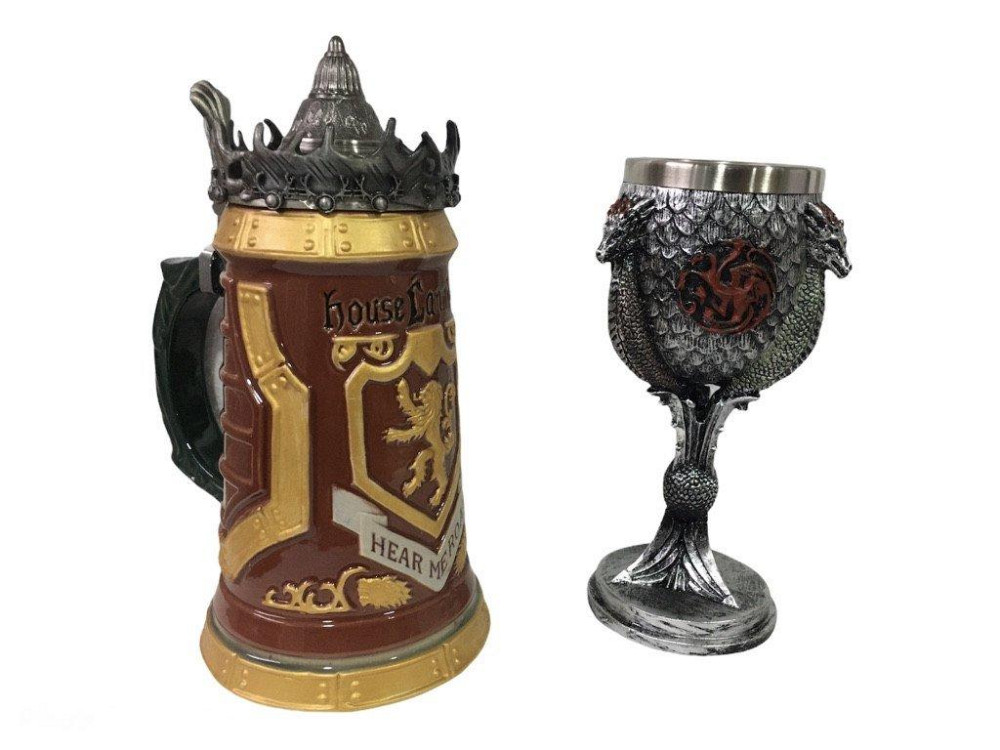 Подарочный Набор Кружка Game Of Thrones House Lannister Stein Игра Престолов Дом Ланнистеров и Fire  Киев - изображение 4