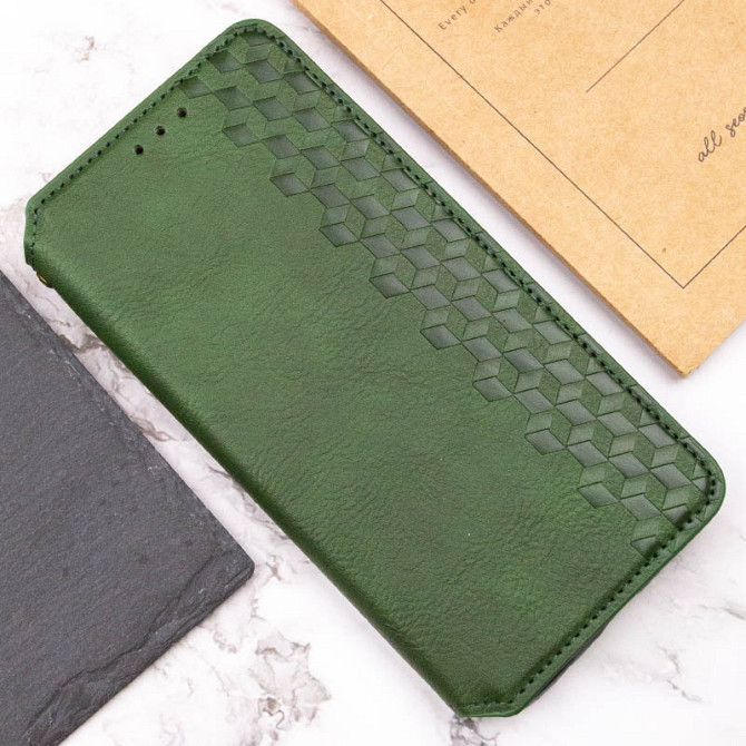 Кожаный чехол-книжка GETMAN Cubic (PU) для Motorola Moto G24 / G04 / E14 Херсон - зображення 7