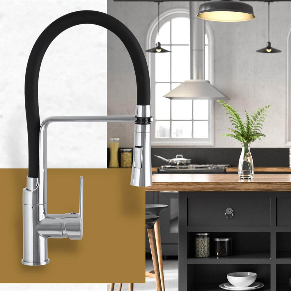 Змішувач кухонний POWER колір хромований BvsK-ch Хмельницький - зображення 1