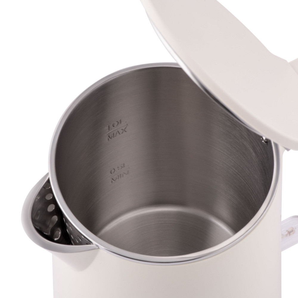 Электрочайник Ardesto EKL-F1BG 1 л бежевый Київ - зображення 8