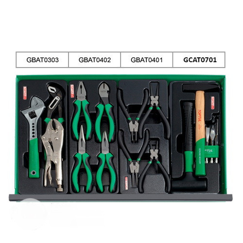 Тележка с инструментом для автосервиса TOPTUL (Pro-Plus) 7 секций 305 ед. красная GCAJ305H Харьков - изображение 5