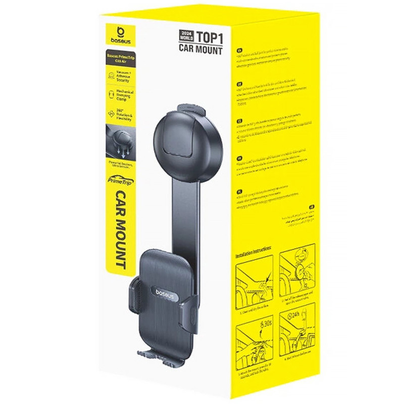Автодержатель Baseus PrimeTrip C03 Air with suction base (C0013C) Херсон - зображення 2
