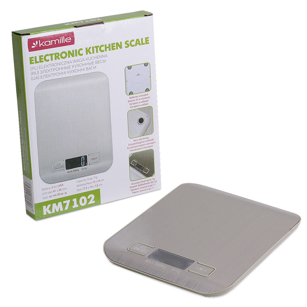 Весы кухонные Kamille KM-7102 5 кг Киев - изображение 2