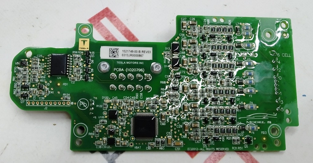 Плата BMB управления модулем S3 основной батареи REV03 Tesla model S 1021749-00-B Киев - изображение 1