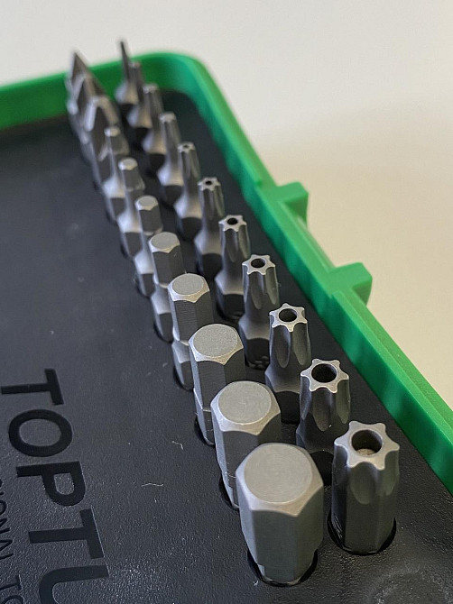 Набор бит и головок с трещоткой TOPTUL 1/4" 41ед. (12-гр.) GADW4502 Харьков - изображение 4