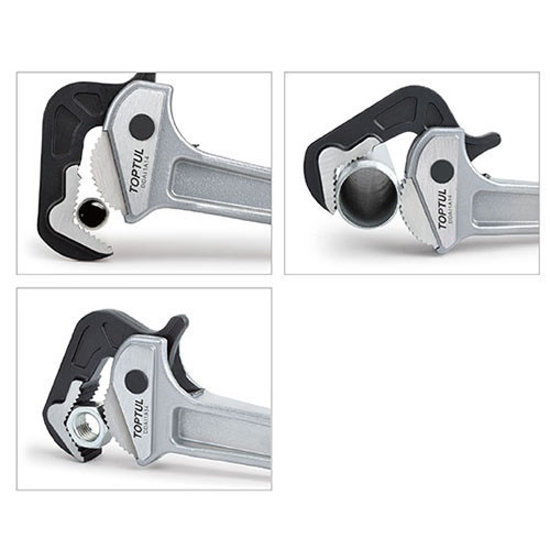 Ключ трубный рычажный алюминиевый Hawk 25-60мм L450 TOPTUL DDAI1A18 Харків - зображення 2