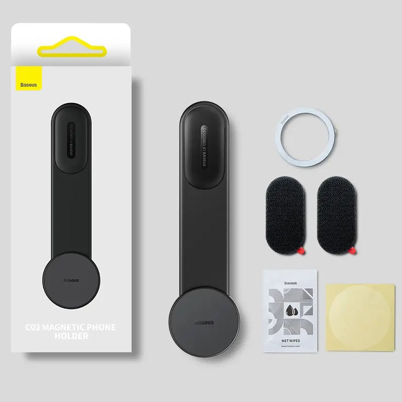 Автодержатель Baseus C02 Magnetic Phone Holder Cluster (SUCC000201) Херсон - зображення 7
