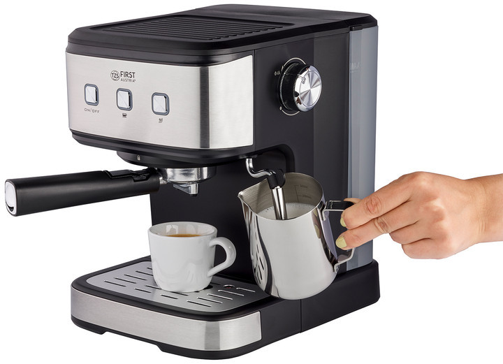 Кофеварка рожковая First FA-5476-2 800 Вт черная Киев - изображение 7