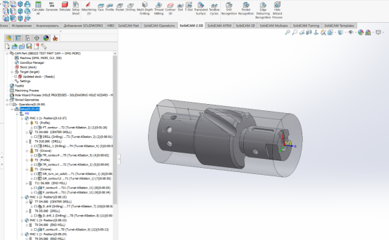 Solidworks SolidCam технологія програми ЧПК техпроцеси постпроцесори Львів