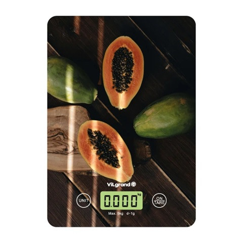 Весы кухонные Vilgrand Papaya VKS-527-Papaya 5 кг Киев - изображение 1