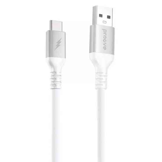 Кабель Proove ReGen Silicone USB to Type-C 3A 1m White (CCRS27001202) (Код товару:41349) Харьков