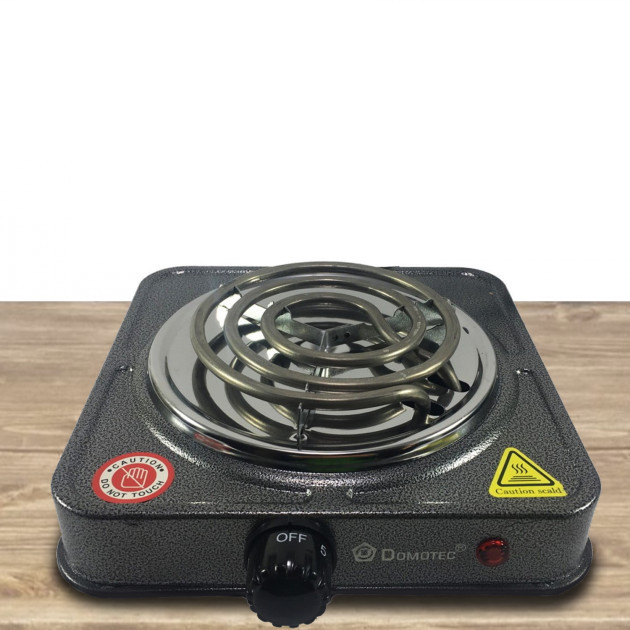 Плита електрична настільна Domotec MS-5801 1000 Вт Київ - зображення 1