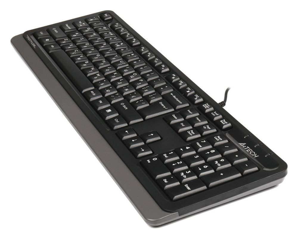 Клавиатура компьютерная проводная A4Tech Fstyler FKS10(Grey) серая Київ - зображення 5