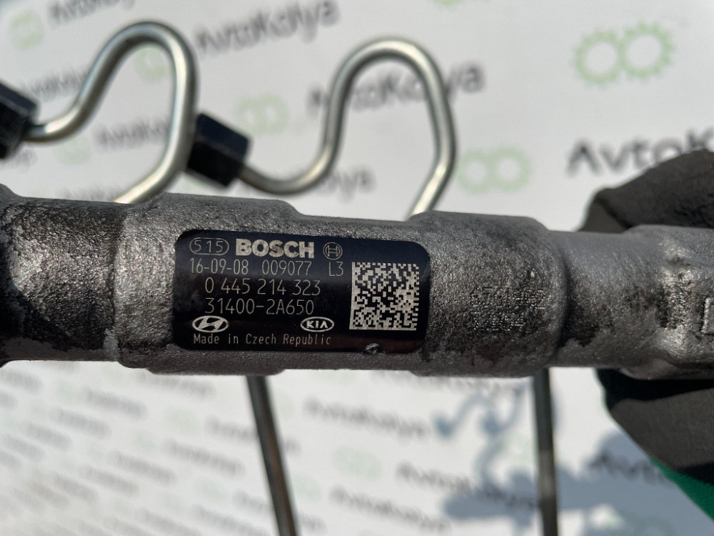 Топливная рейка (рампа форсунок) Hyundai Tucson 1.7 crdi 2015-2020 (31400-2A650) Ковель - зображення 2