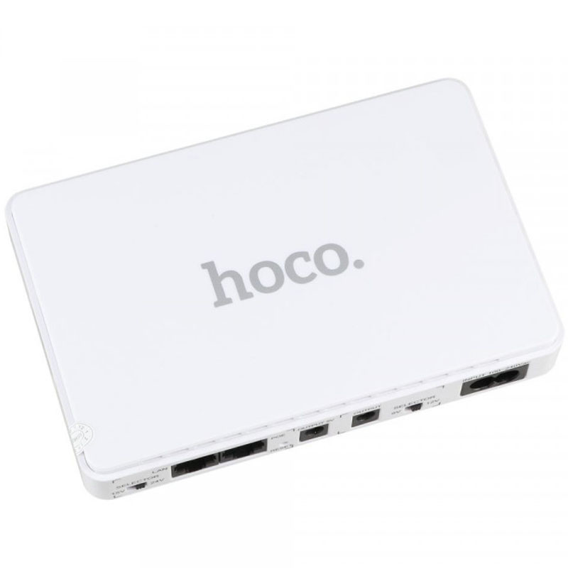 Источник бесперебойного питания Hoco DB25 Smart Mini UPS для роутеров 5V/9V/12V 8800 mAh Херсон - зображення 2